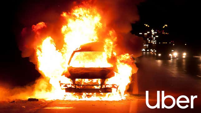 Image for article titled New Uber Feature Lets User Remotely Detonate Ride Running Late