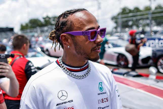 #44 Lewis Hamilton (GBR, Mercedes-AMG Petronas F1 Team), F1 Grand Prix of Miami at Miami International Autodrome on May 8, 2022 in Miami, United States of America.