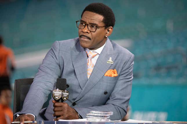 Michael Irvin is one of the many former athletes taking the spot of a journalist on sports talk shows