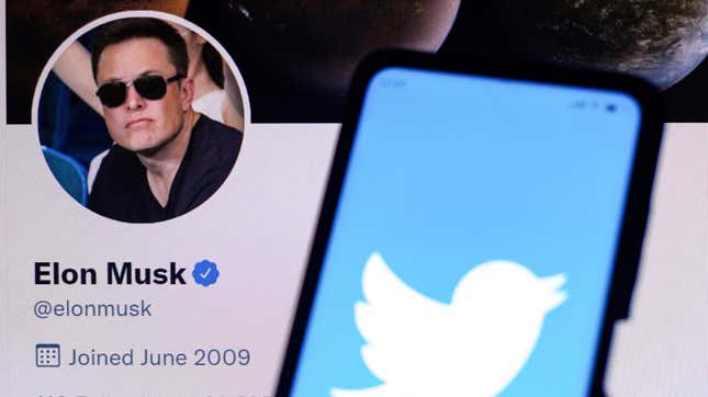 Image for article titled Elon Musk Just Bought Twitter--The Vibe Shift No One Asked For