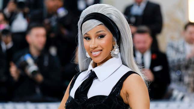 Cardi B attends The 2023 Met Gala Celebrating “Karl Lagerfeld: A Line Of Beauty” at The Metropolitan Museum of Art on May 01, 2023 in New York City.