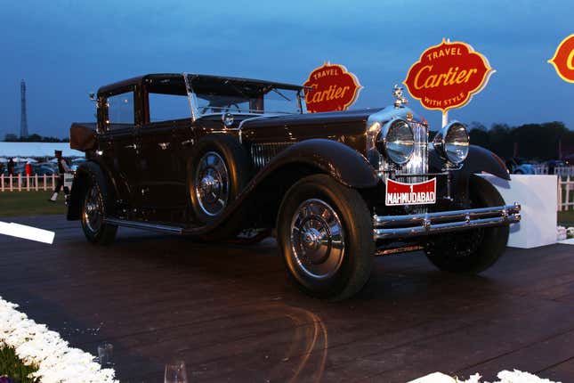 1933 Minerva, Type AL, Seven Passenger Laundalette de Ville. Previously owned by Raja Mohammed Amir Ahmed Khan from Mahmudabad, Uttar Pradesh. Only nine of these cars exist in the world today.