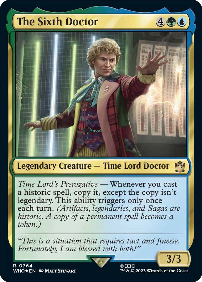 Image for article titled Magic The Gathering's Doctor Who Crossover Is a Cavalcade of Classic Heroes and Villains