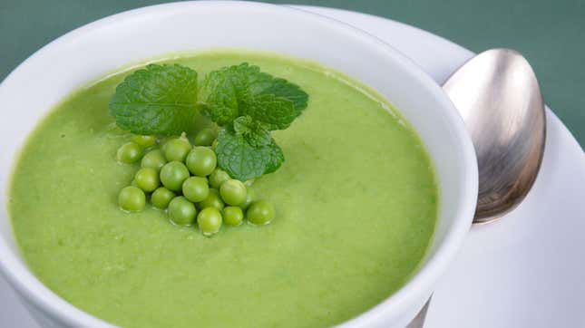 Image for article titled These Chilled Pea Soups Are the Perfect Easy Summer Lunch
