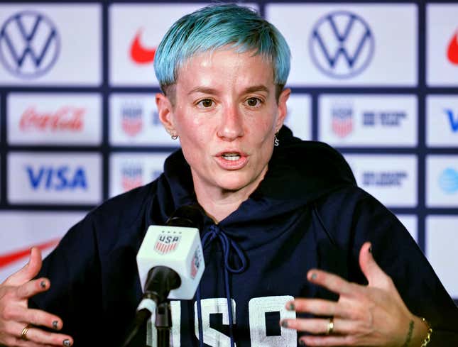 Image for article titled Rapinoe: ‘It Was The Honor Of A Lifetime To Compete On The Behalf Of All The Fucking Morons In My Country’