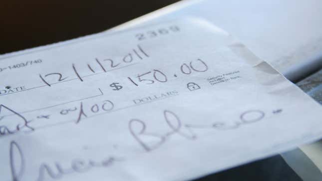 Image for article titled Why You Should Stop Sending Checks in the Mail, Especially Now