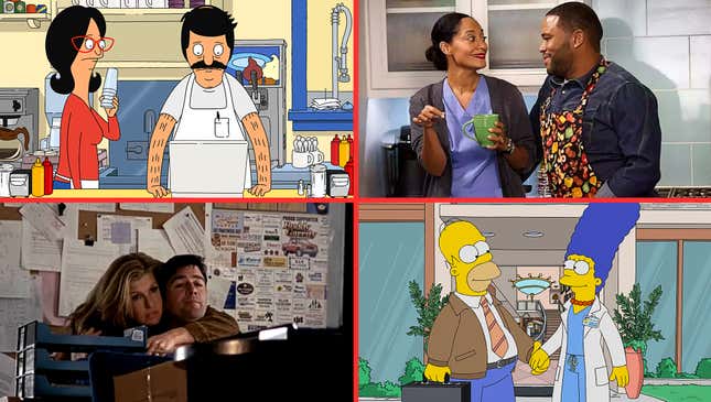 Clockwise from bottom left: Friday Night Lights (Screenshot: YouTube), Bob’s Burgers (Image: 20th Television), Black-ish (Screenshot: YouTube), The Simpsons (Image: 20th Television) 