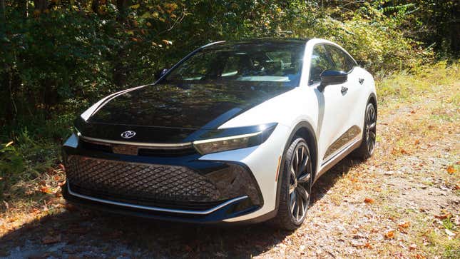 Image for article titled The 2023 Toyota Crown Is Gleefully Weird and Impressively Quick