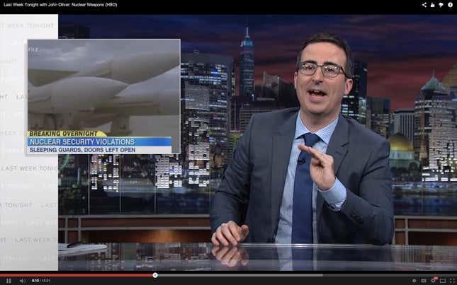 john oliver america's nuclear missiles