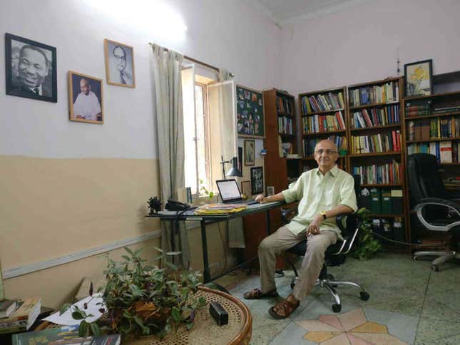 A photo of Harsh Mander.