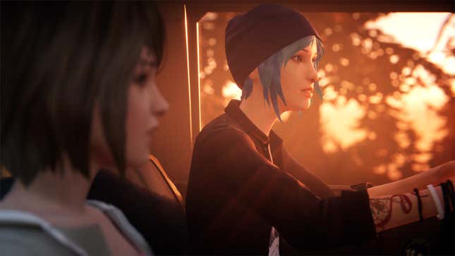Chloe and Max are seen riding in a car.