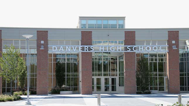 The varsity hockey team at Danvers High School was only one example of the town’s problems with bigotry, which also include swastikas drawn in bathroom walls. Town officials say they’ll no longer issue press releases when racist graffiti shows up.