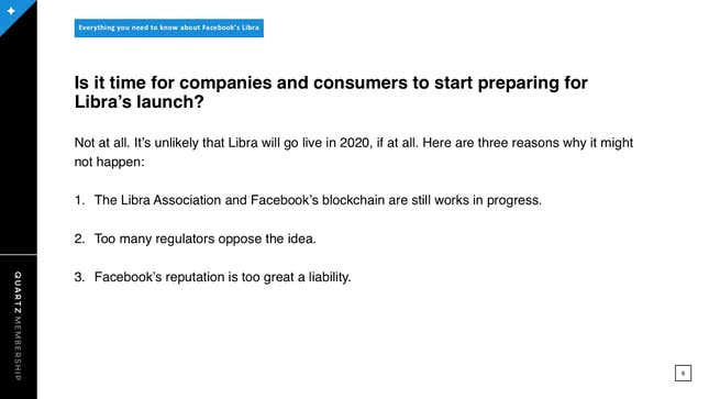 Image for article titled Presentation: Everything you need to know about Facebook’s Libra