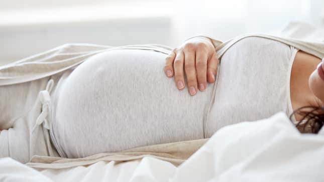 Image for article titled Maybe You Can Sleep However the Fuck You Want During Pregnancy, Suggests Study