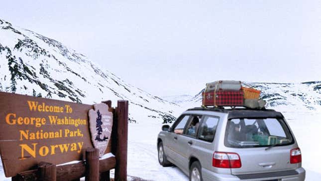 Admission to the park is free for U.S. citizens and $15 for Norwegian tourists.