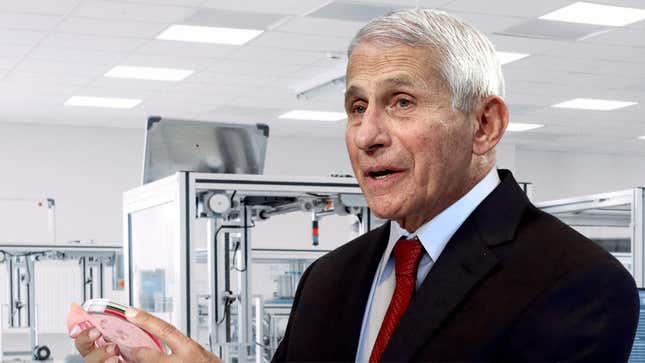 Image for article titled Colleagues Give Dr. Fauci Rubella As Retirement Gift