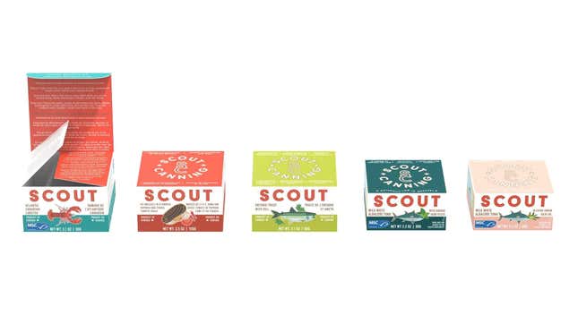 Scout tinned fish products