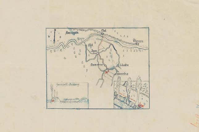 Sí, este es un mapa del tesoro nazi que nunca se ha encontrado