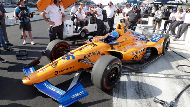 Image for article titled Fernando Alonso and McLaren Did Not Qualify For The Indy 500