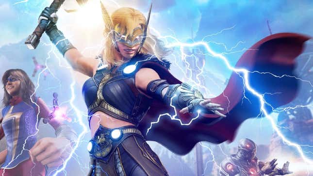 Jane Foster as the Mighty Thor in Marvel's Avengers.