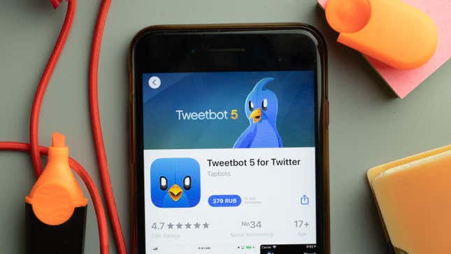 Tweetbot allows users to customize their Twitter-viewing experience, and operates using the platform’s API. 