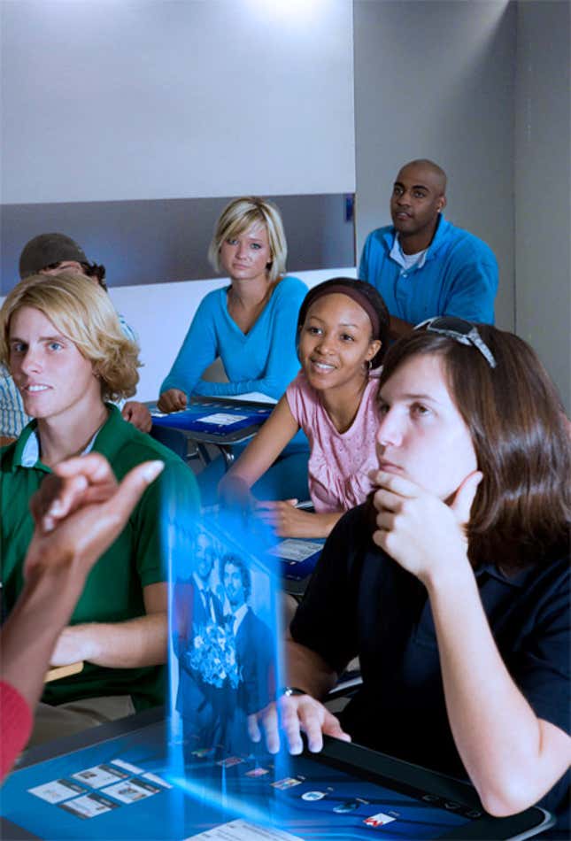 The class of 2086 said it was "laughable" that people against gay marriage were given a legitimate political voice in the early 21st century.