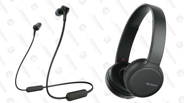 Sony WH-CH510 Wireless On-Ear Headphones | $38 | Amazon
Sony Wi-Xb400 Wireless In-Ear Extra Bass Headphones | $38 | Amazon