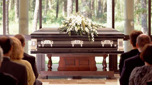 Image for article titled Casket To Be Closed Except For Mourners Who Want Peek At Something Really Crazy