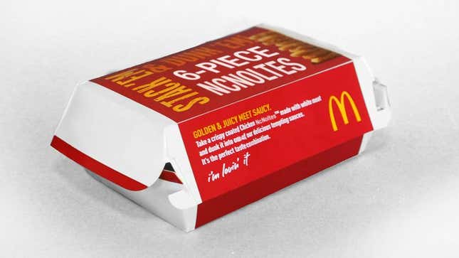 Image for article titled McDonald&#39;s Introduces New 6-Piece Chicken NcNoltes