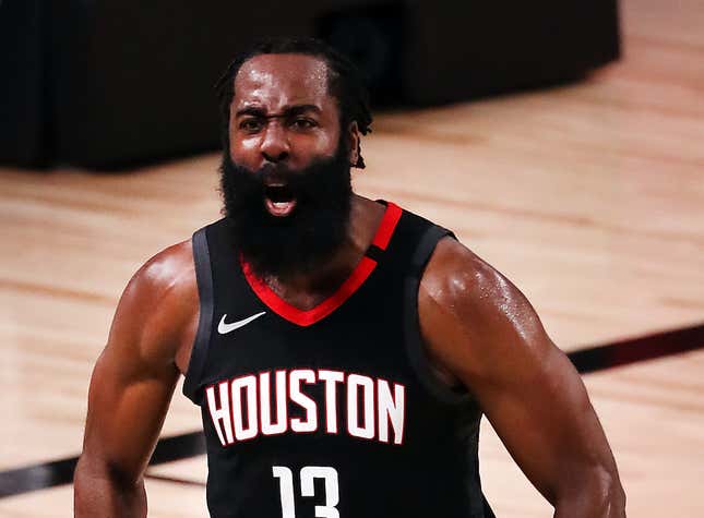 Image for article titled James Harden&#39;s Defense (I Can&#39;t Believe I Typed That) Propels the Rockets Past Thunder to Win Game 7 Thriller