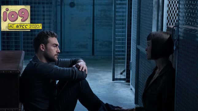 The Helstrom siblings (Tom Austen and Sydney Lemmon) in a moody moment.