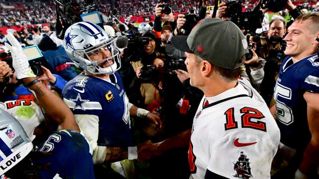 Dak Prescott stars as Dallas Cowboys beat Tom Brady's Tampa Bay