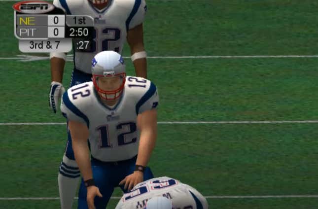 Tom Brady's first video game appearance is starkly different than his latest