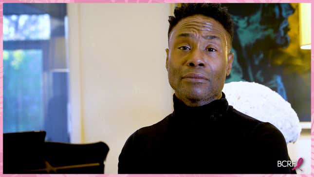 Billy Porter performs during the Breast Cancer Research Foundation (BCRF) Virtual Palm Beach Hot Pink Luncheon &amp; Symposium 2021 on February 04, 2021.
