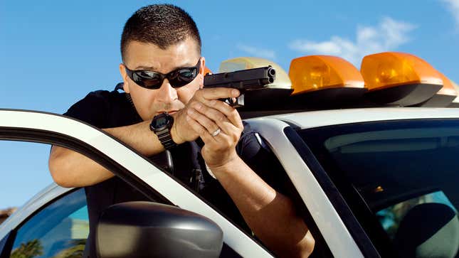 Image for article titled Study Finds First Bullets Fired By Cop During Traffic Stop Dictate How Rest Of Interaction Will Go