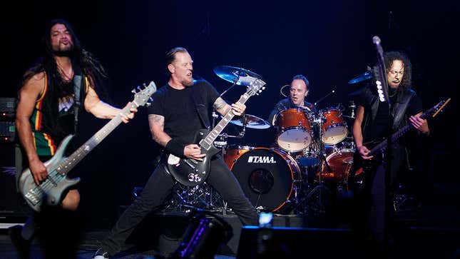 Image for article titled Metallica Threatens To Pull Music From Spotify Unless Company Increases Executive Salaries