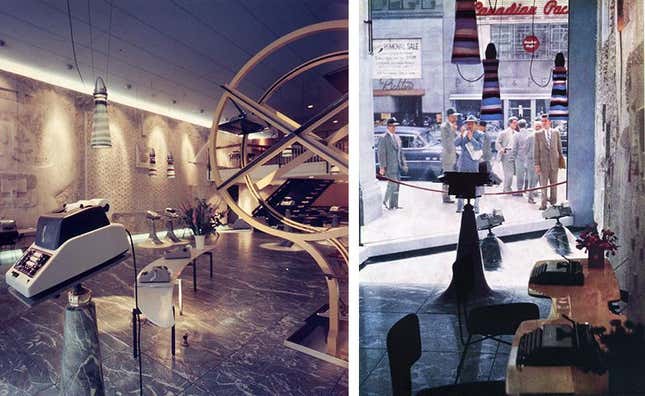 Olivetti’s store in New York City.