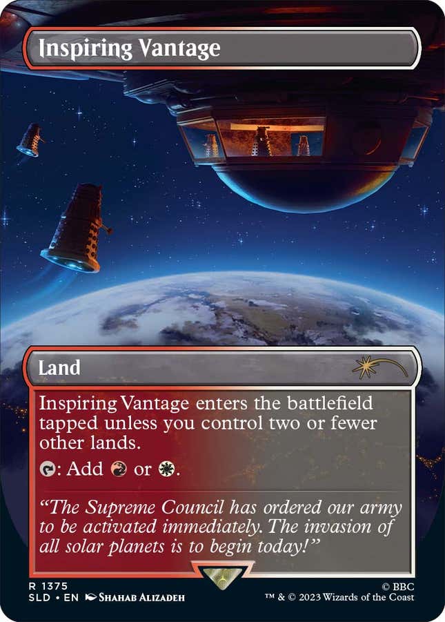 Image for article titled Magic The Gathering's Doctor Who Crossover Is a Cavalcade of Classic Heroes and Villains