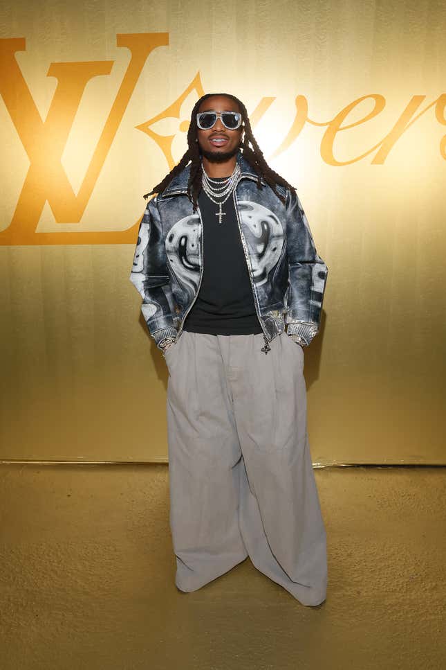 Image for article titled Black Hollywood Popped Out For Pharrell&#39;s Debut LV Fashion Show