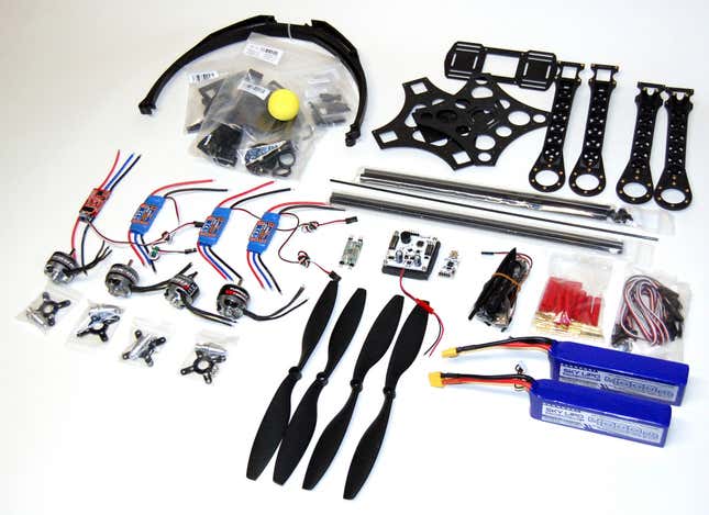 Drone racing: Some assembly required.