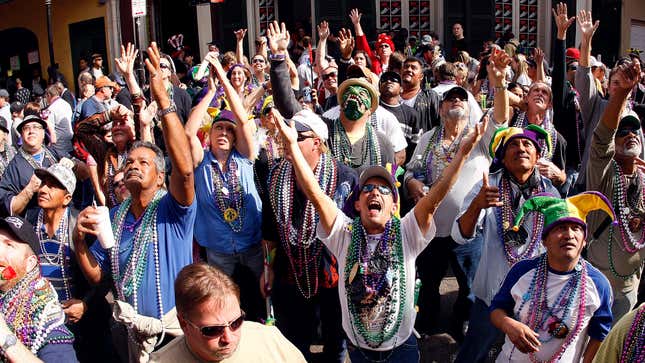 Image for article titled Weirdest Things People Do To Celebrate Mardi Gras