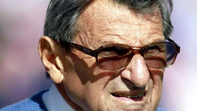 Image for article titled Sports Media Asks Molestation Victims What This Means For Joe Paterno&#39;s Legacy