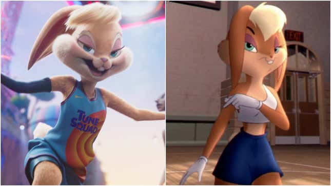 The two Lolas: Space Jam: A New Legacy (Image: Warner Bros. Pictures) and the first Space Jam (Screenshot)