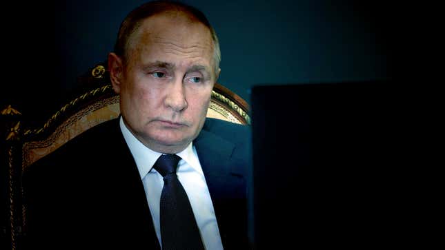 Image for article titled Putin Stays Up Late Constantly Refreshing Website For Results From Rigged Elections