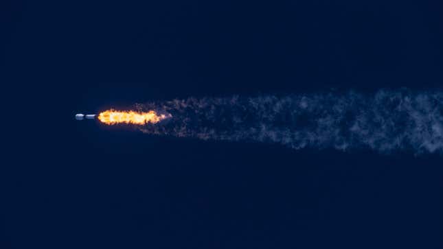 SpaceX’s Falcon 9 rocket delivering the Korea Pathfinder Lunar Orbiter.