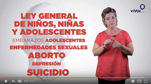 Este video de YouTube usado en México advierte a los padres sobre los peligros de la ideología de género.