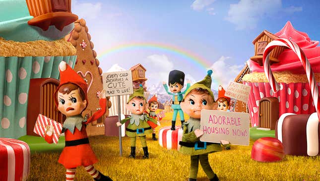 Image for article titled Activists Petition Cupcake Kingdom To Address Adorable Housing Crisis