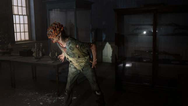 A Cordyceps-infected person from the TV show The Last of Us. Climate change could really make some fungi more dangerous.