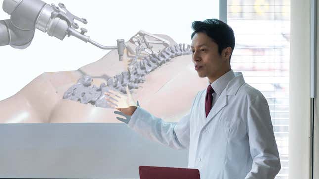 Image for article titled Doctors Suggest Treating Back Pain With Maybe Some Kind Of High-Tech Robot Back Thing