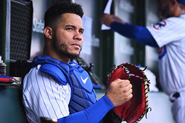 Brewers' Brandon Woodruff, Cubs' Willson Contreras get angry